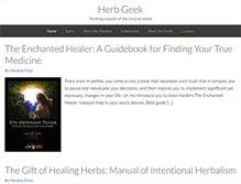 Tablet Screenshot of herbgeek.com